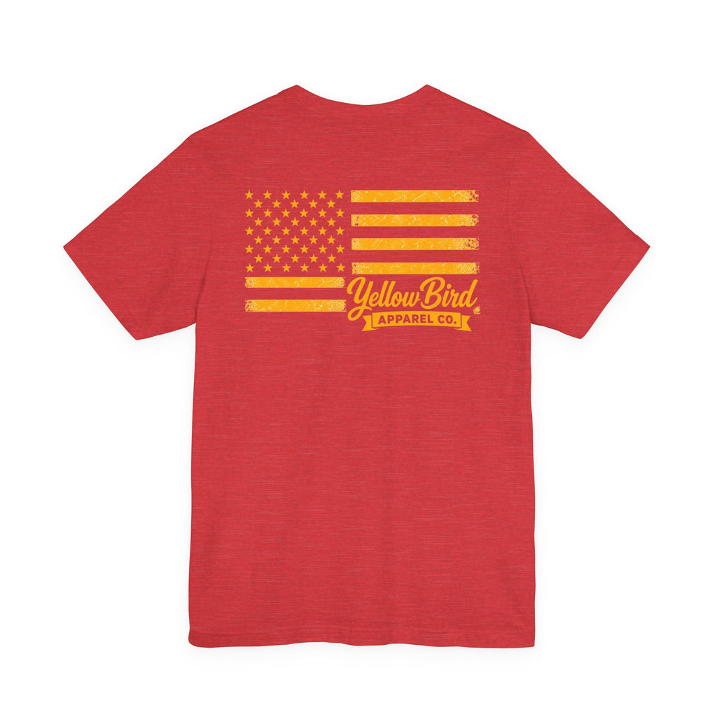 Yellow Bird Salute Unisex T-Shirt