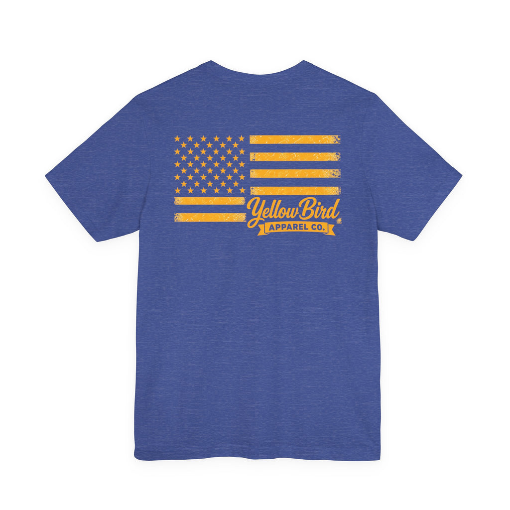 Yellow Bird Salute Unisex T-Shirt