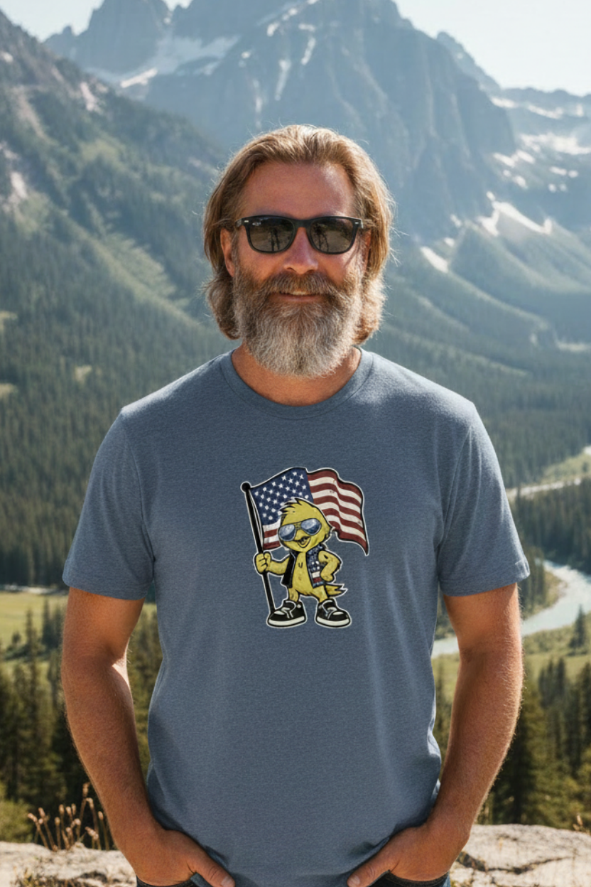 Yellow Bird USA- Unisex T-shirt