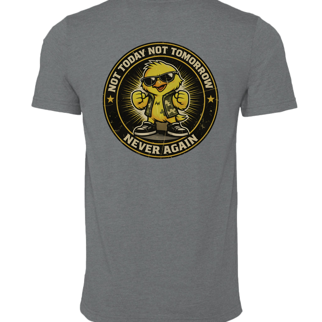 Dark Grey Heather - 3001CVC - BACK