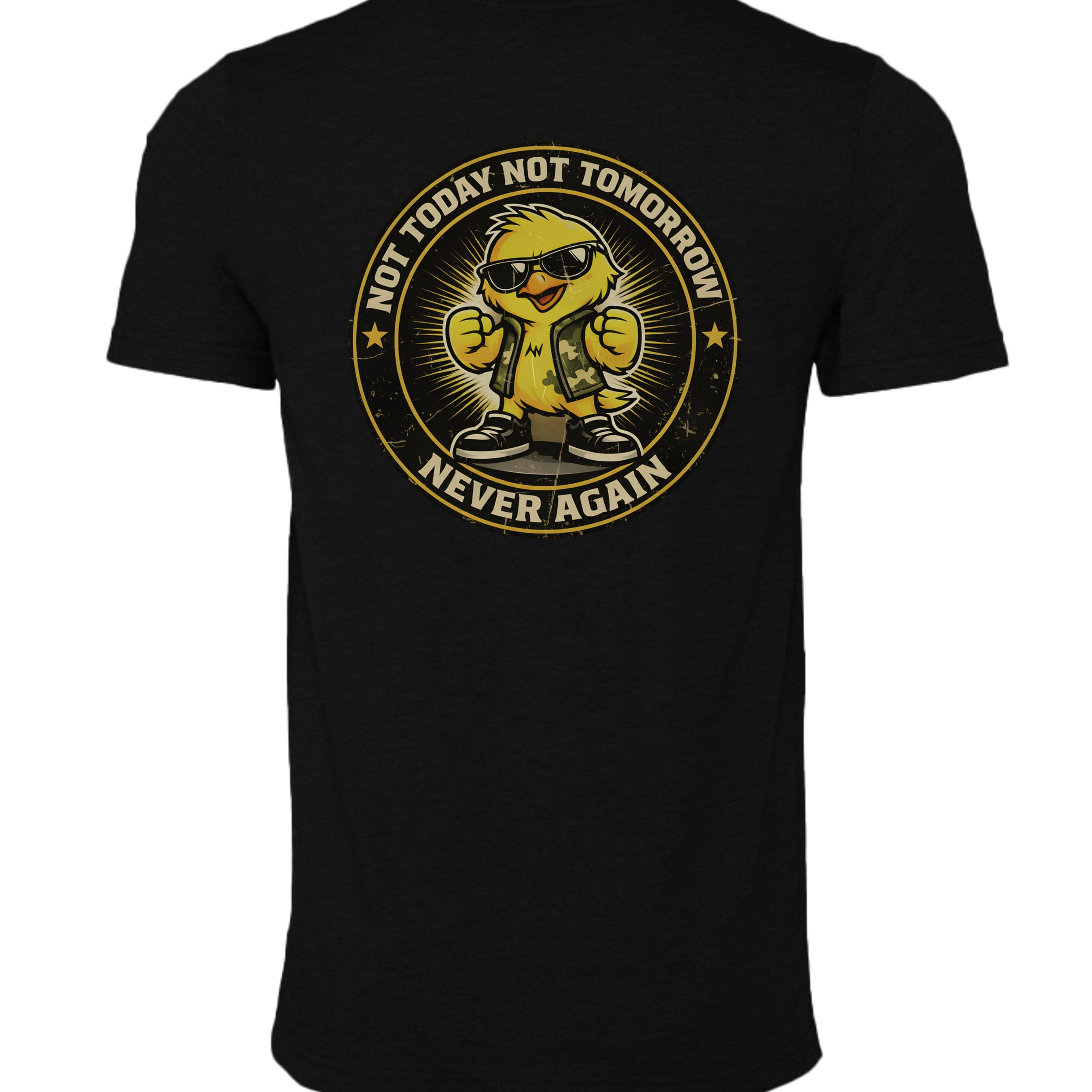 BLACK HEATHER - 3001CVC - BACK
