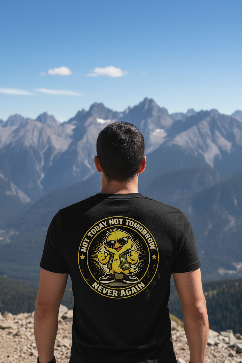 Yellow Bird Never Again- Unisex T-Shirt