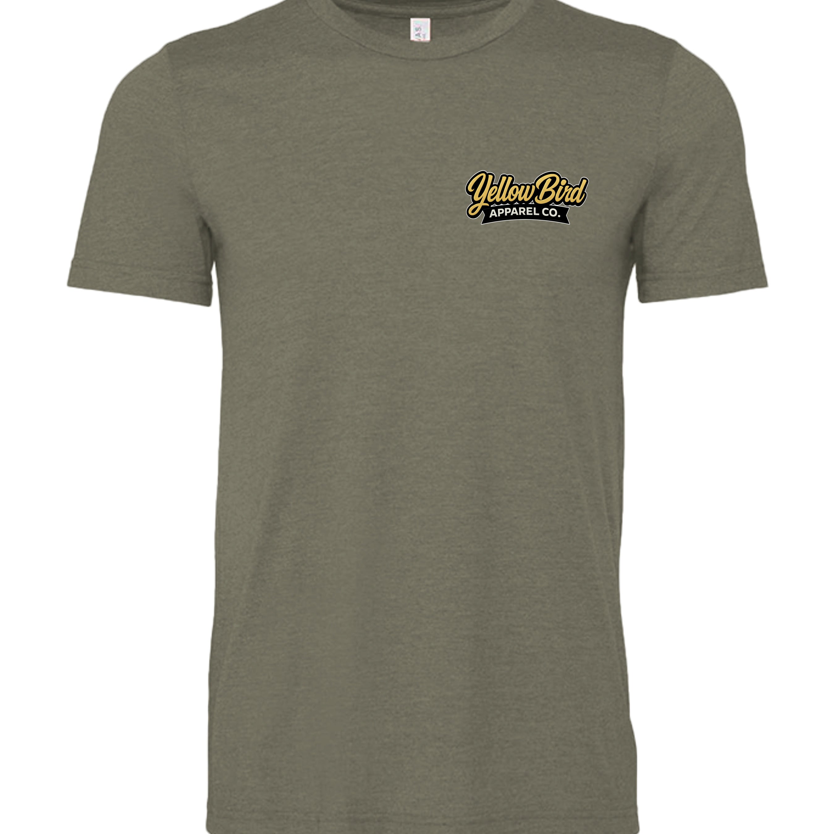 Heather Military Green - 3001CVC - FRONT