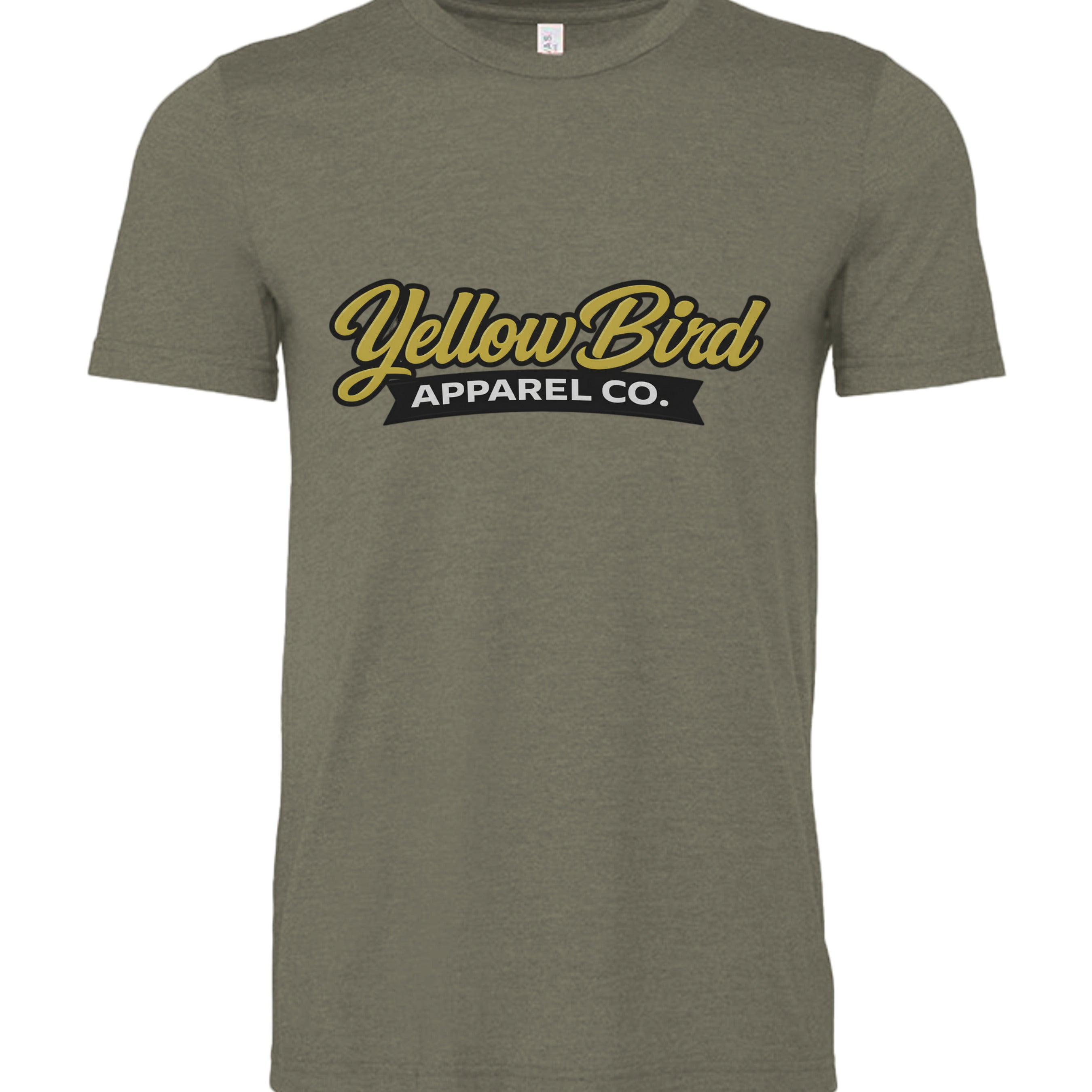 Heather Military Green - 3001CVC - FRONT