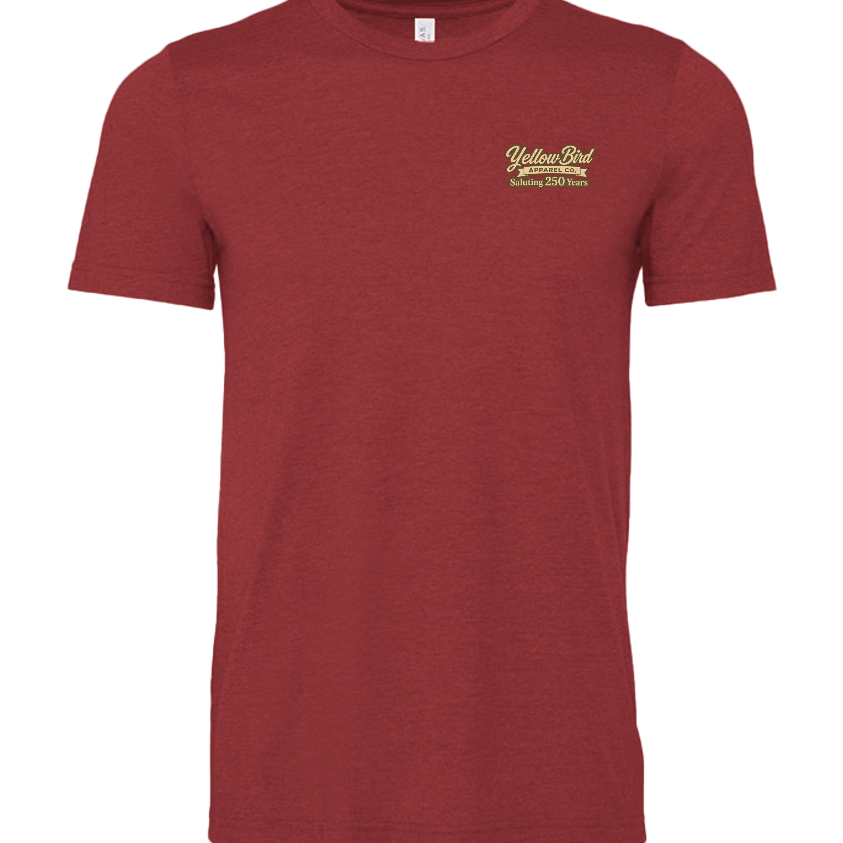 Heather Canvas Red - 3001CVC - FRONT